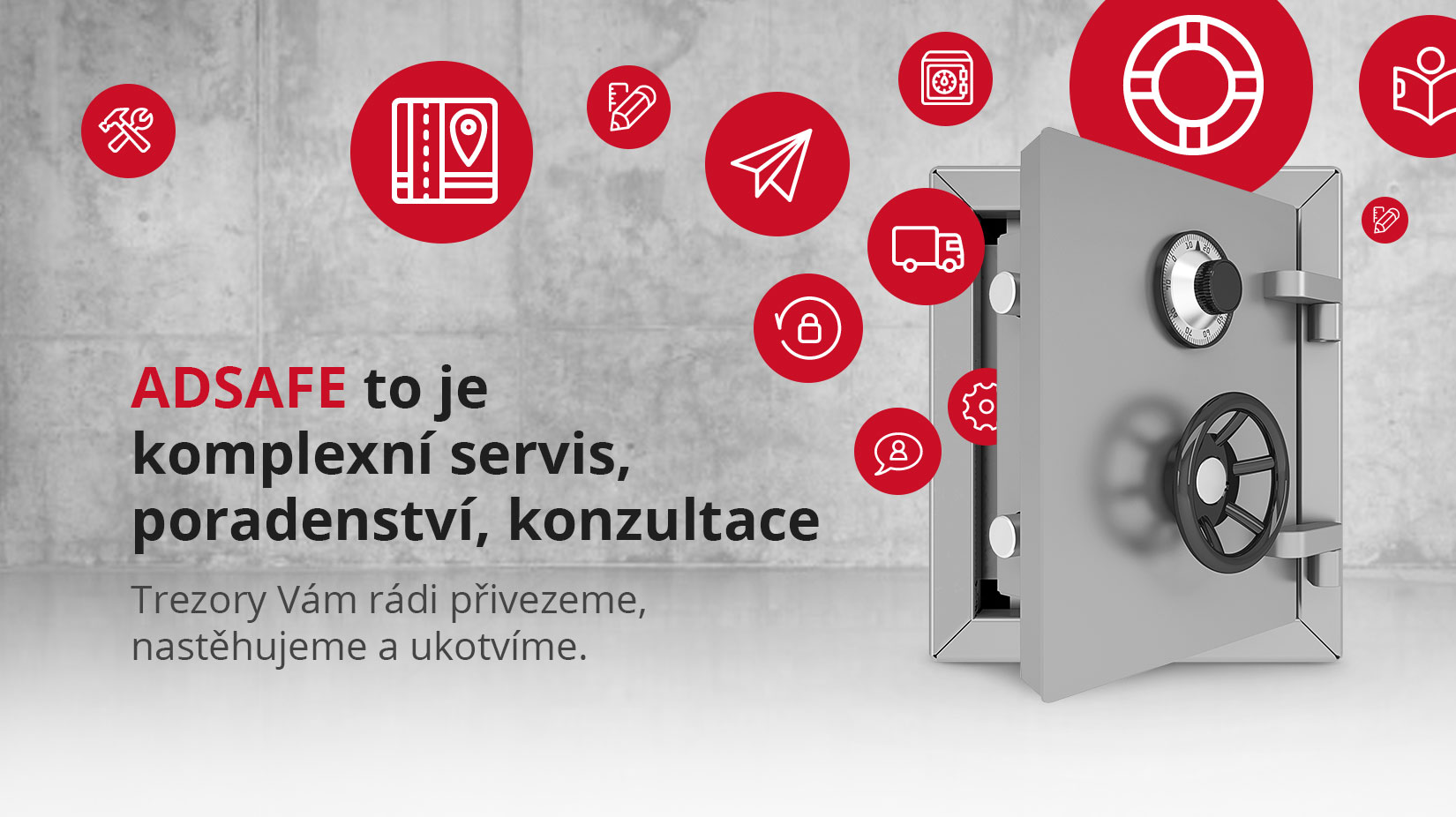 ADSAFE, to je komplexní servis v oblastí trezorů