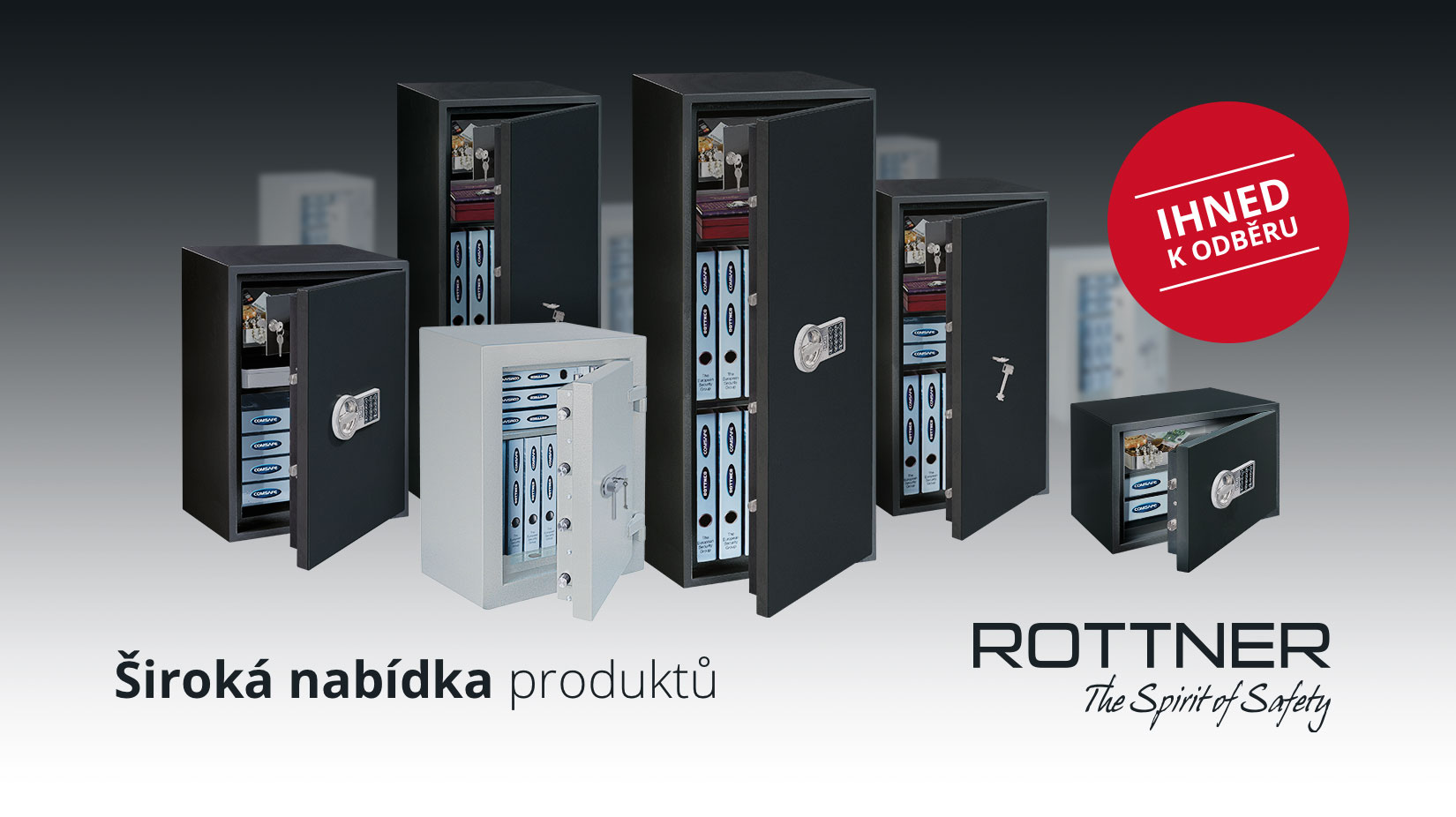 Rottner - většina sortimentu ihned k odběru