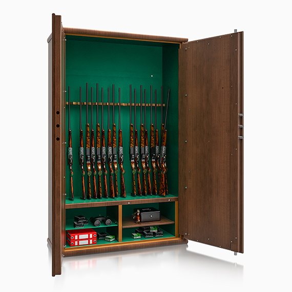 Luxusní skříň na dvacet zbraní Araldo, wood line
