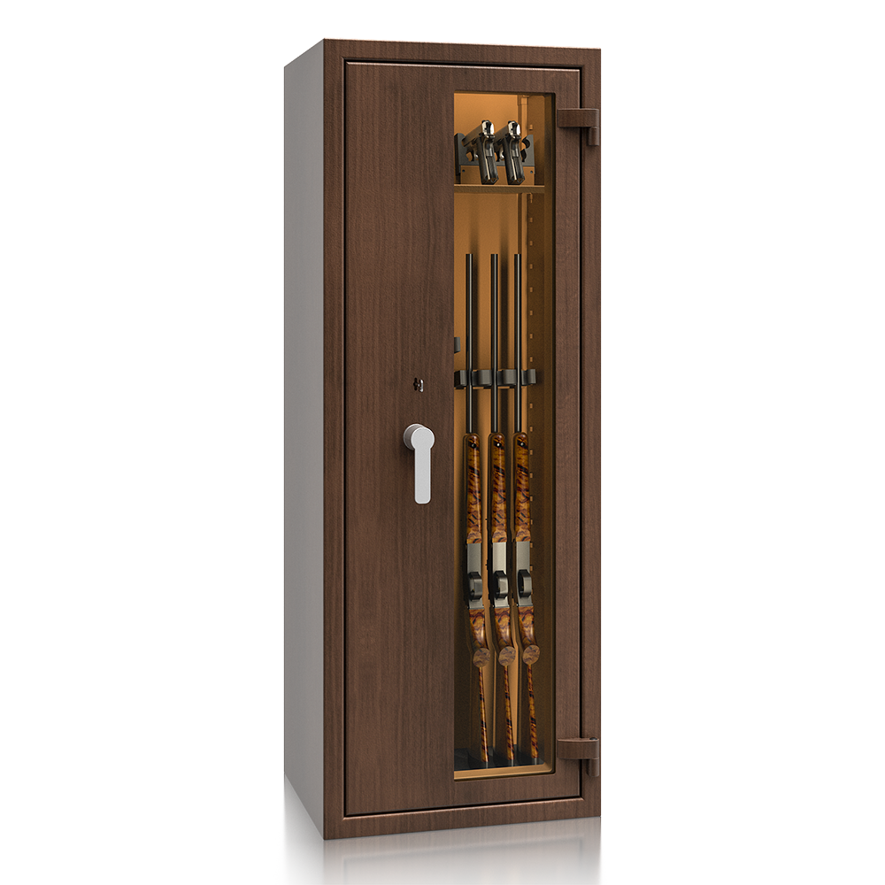 Prosklený trezor St. Gallen WF VITRINA 56410.01S KL, wood line