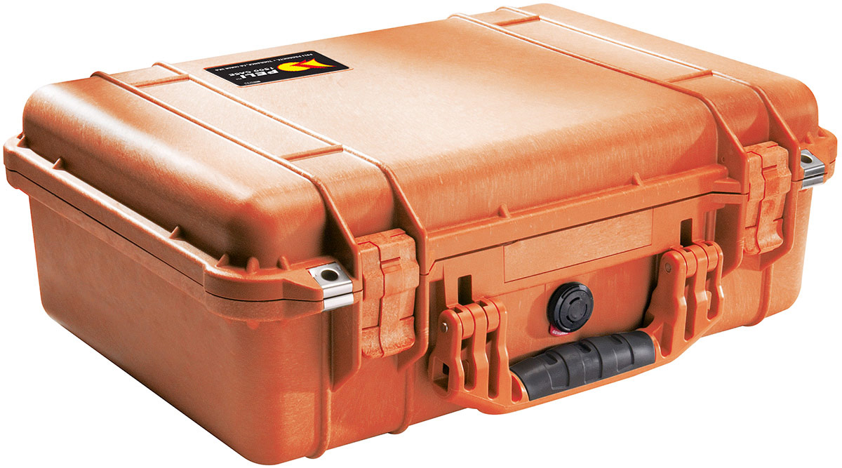 Protector Case 1500EU oranžový se stavitelnými přepážkami
