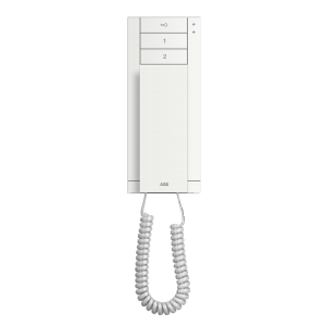 Telefon domovní ABB, se sluchátkem (2TMA210050W0001), bílý