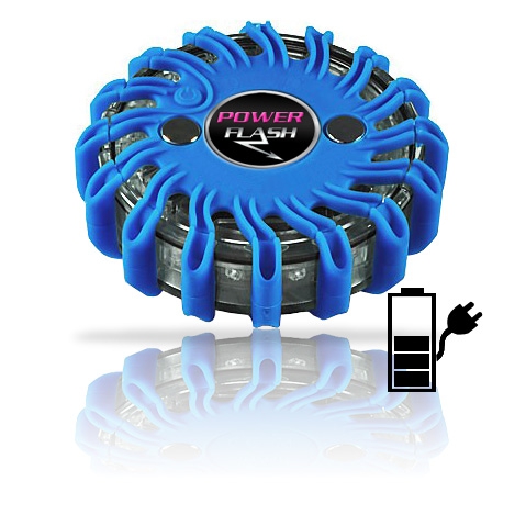 Výstražné LED osvětlení Power Flash 203M Profi, modré