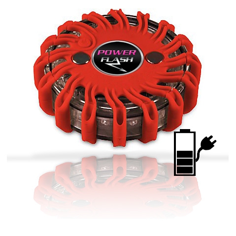 Výstražné LED osvětlení Power Flash 203C Profi, červené