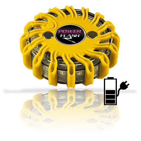 Výstražné LED osvětlení Power Flash 203L Profi, žluté