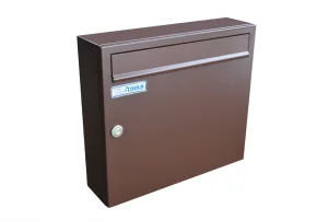Poštovní schránka A-01 BASIC RAL 8017 hnědá 