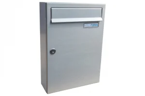 Poštovní schránka C-01 NEREZ + RAL 7040