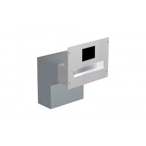 Poštovní schránka F-04 do sloupku + čelní deska s přípravou pro BTICINO - NEREZ