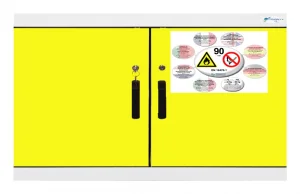 Bezpečnostní ohnivzdorná skříň na hořlavé produkty 792EJ, 105min