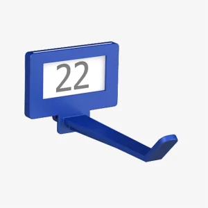 Plastové háčky 40mm modré (balení 10ks)