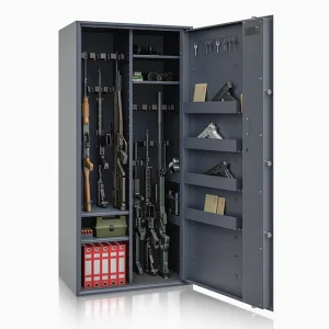 Skříň na zbraně SIEGEN MAX KOMBI 500086.53 KL, grafitově šedá