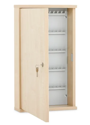 Skříňka na klíče DTSK50, 50 háčků, lamino javor