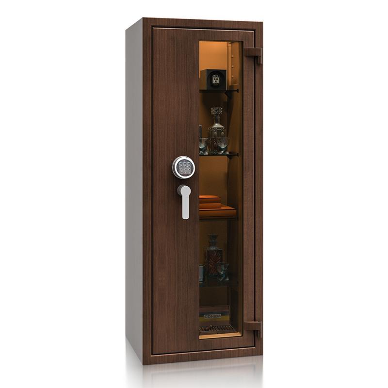 Prosklený trezor St. Gallen WF VITRINA KOMBI 56412.52S EL, wood line